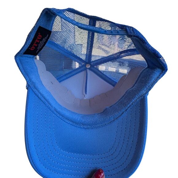 Montana Snap Back Foam Trucker Hat Dad Foam Cap Mesh Back Retro Script Sweatband - Picture 4 of 5